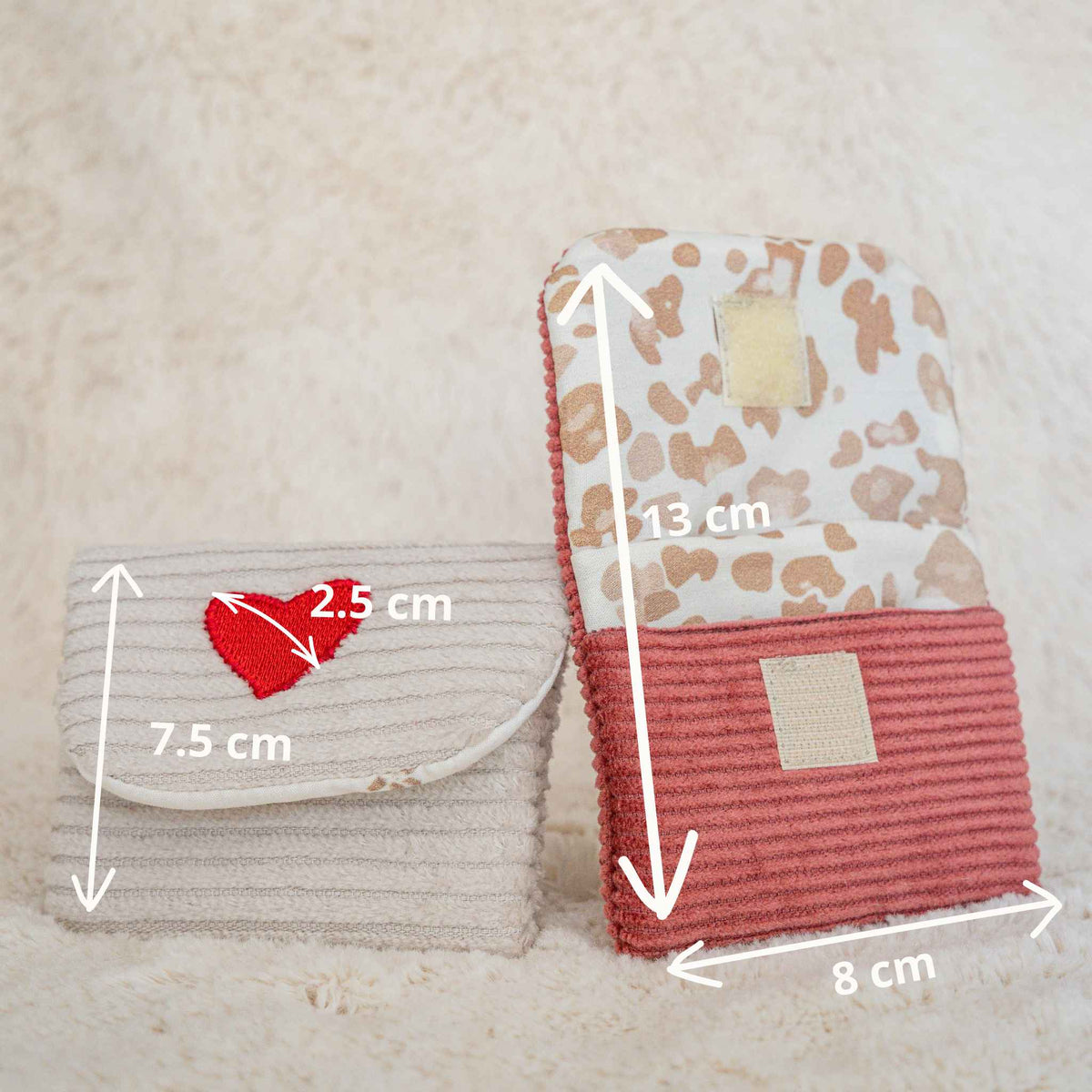 Duo de Pochettes à Trésors — Kit couture main