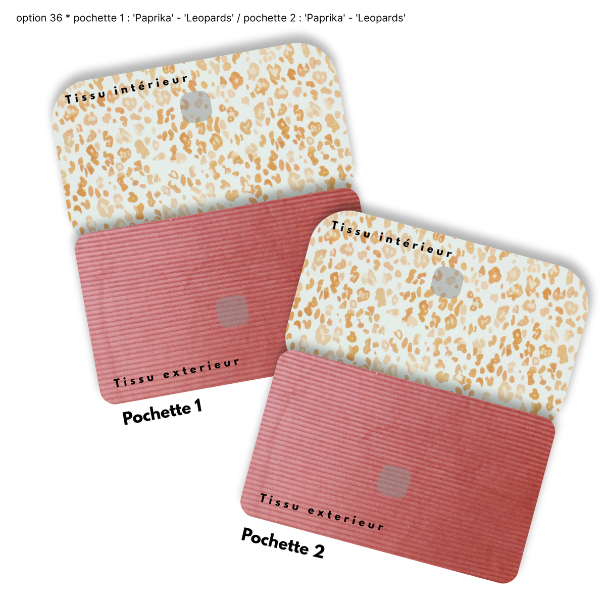 Duo de Pochettes à Trésors — Kit couture main
